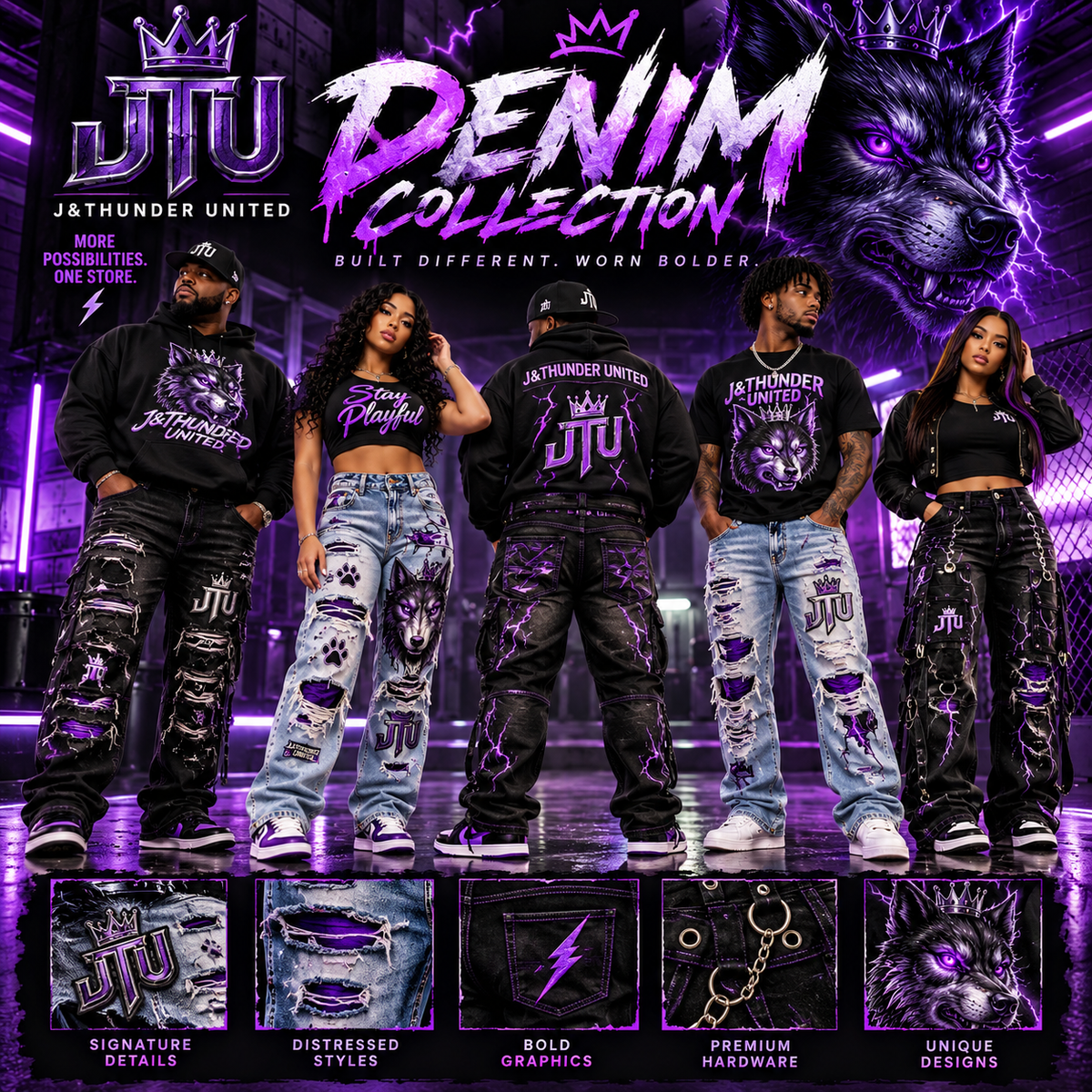 J&Thunder United Denim Collection
