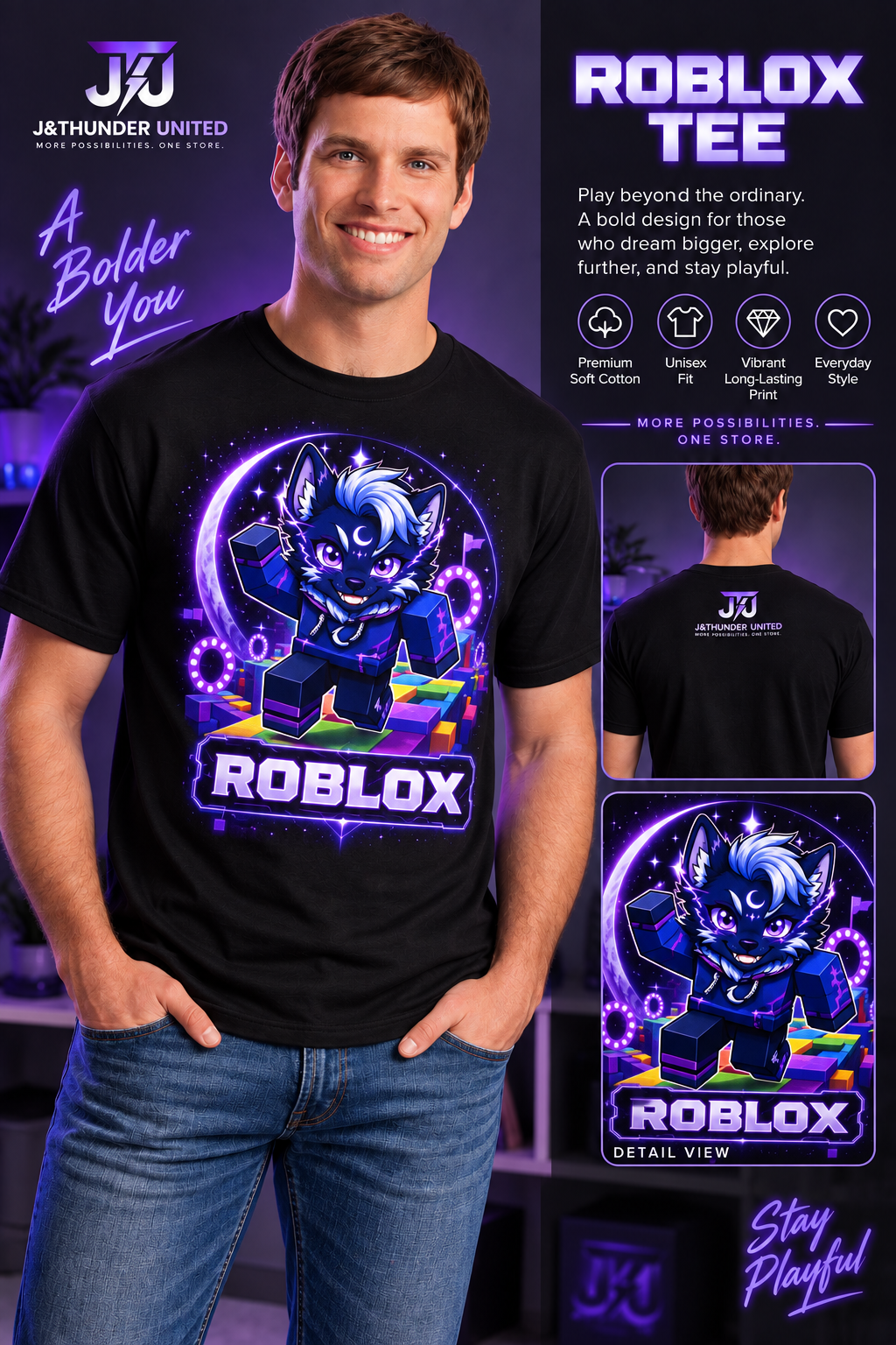 Roblox-Themed Tee